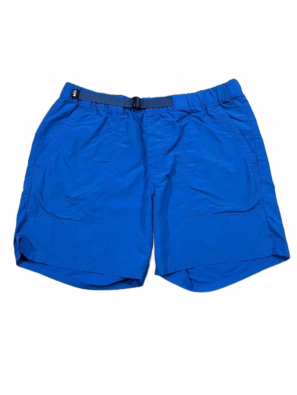 REI Co-op Mens Blue Hiking Shorts Nylon Belted Size Medium